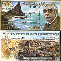 *200 Frankov ostrovy Kergueleny 2010, polymer UNC - Kliknutím na obrázok zatvorte -